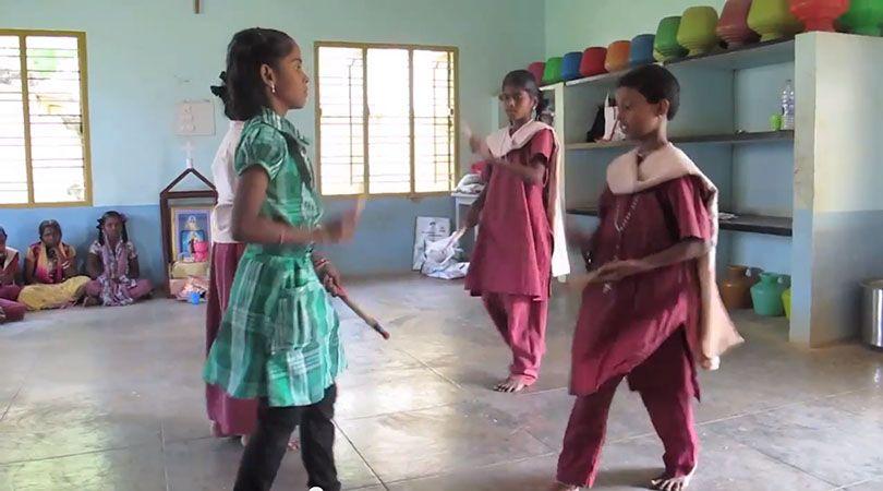 les enfants de duraisamypuram en Inde